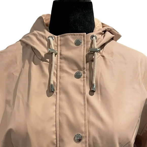 Rain Jacket | Waterproof | Hooded | Coral Peach | Rokka&Rolla | EUC - Picture 7 of 13